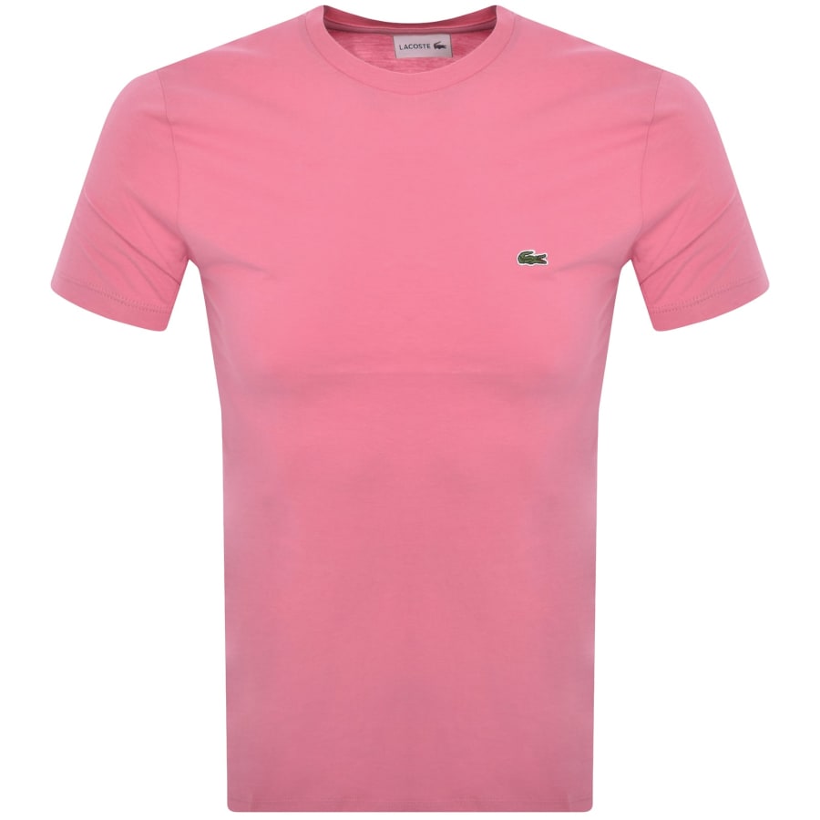 Tee shirt lacoste rose homme top